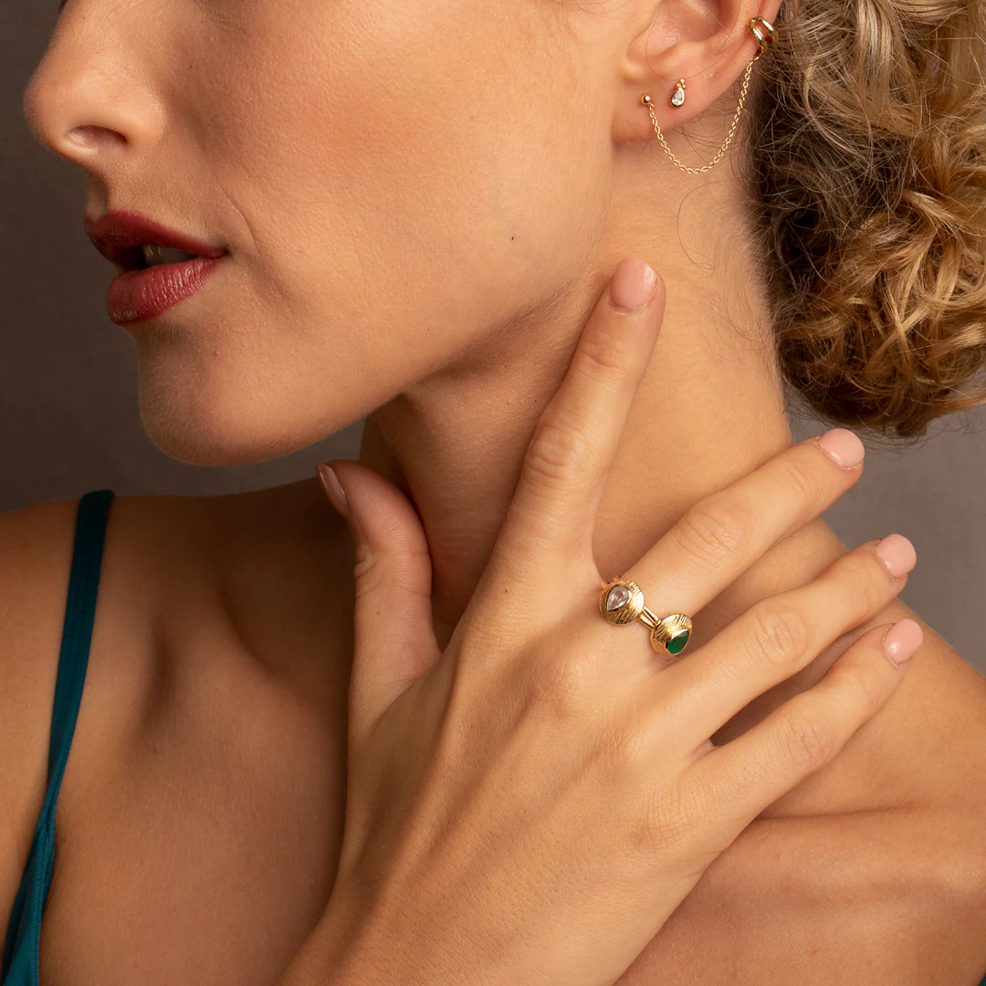 Alair semi-precious stone rings - Image 6