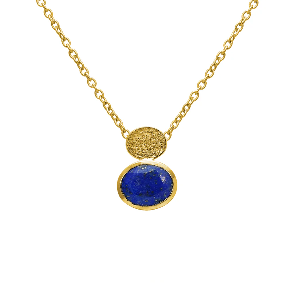 Aliza semi precious 2 micron gold necklace - Image 6