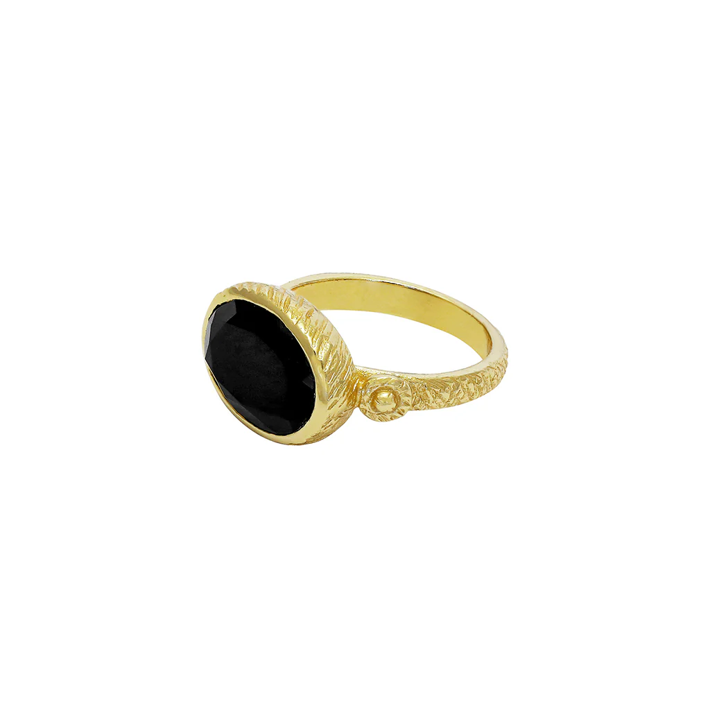 Amoura semi precious gold ring - Image 4