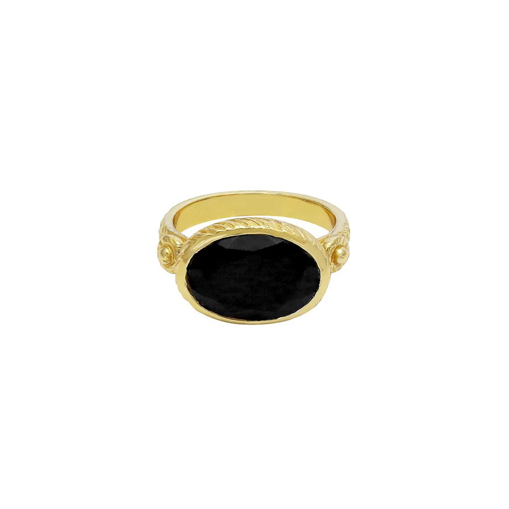 Amoura semi precious gold ring - Image 6