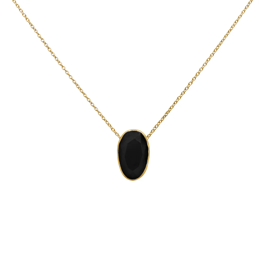 Aranza semi precious 2 micron gold necklace - Image 4