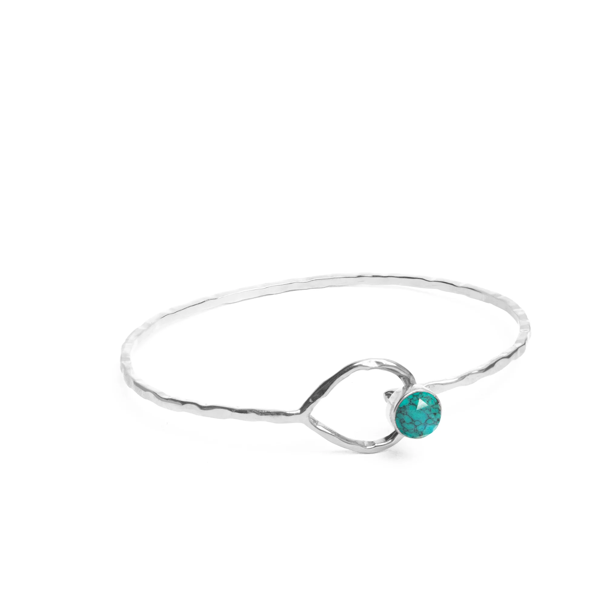 Balia textured semi-precious stone bangle - Image 4