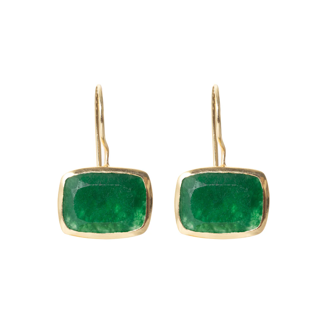 Cecilia semi-precious gold earrings - Image 3