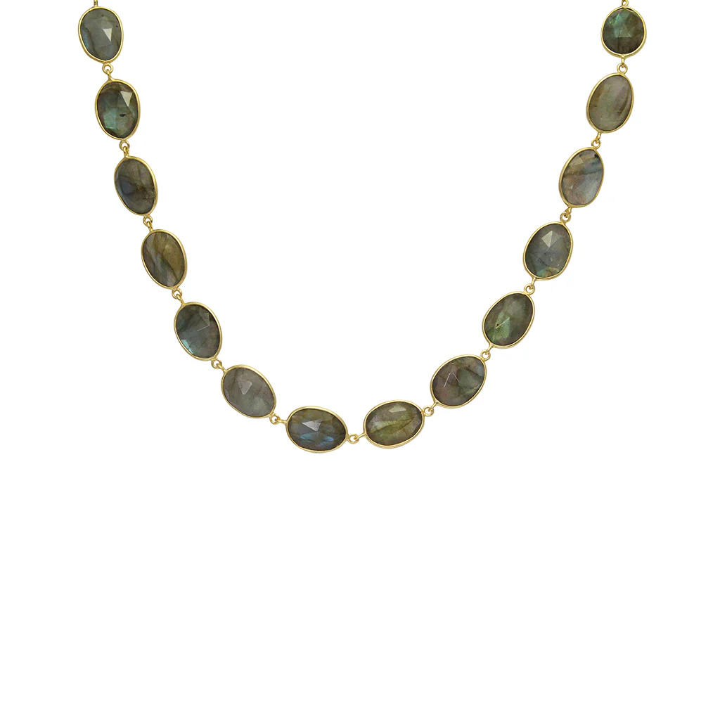 Jessica semi-precious gold necklace - Image 3