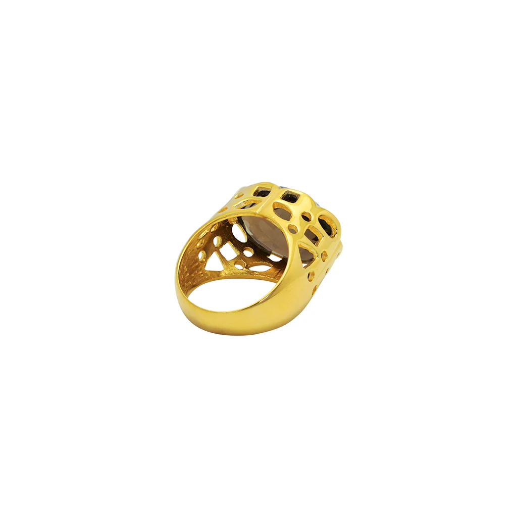 Freyia gold semi-precious ring - Image 5