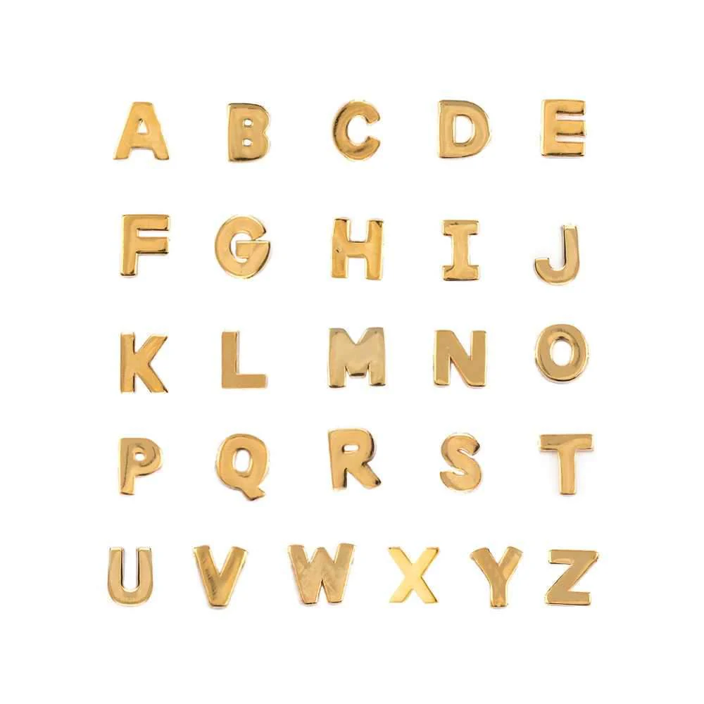 Initial plain gold bracelet - Image 5