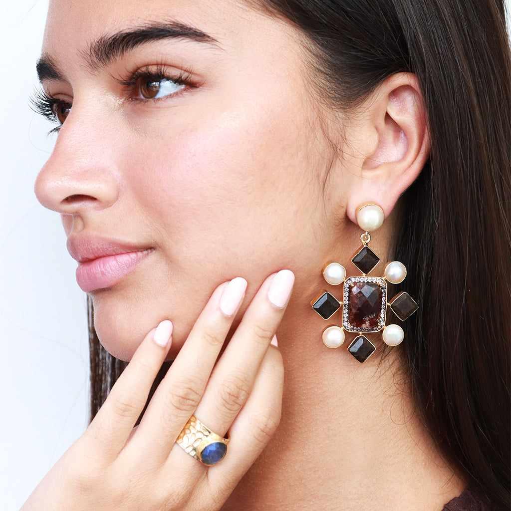 Kyson semi precious 2 micron gold ring - Image 4