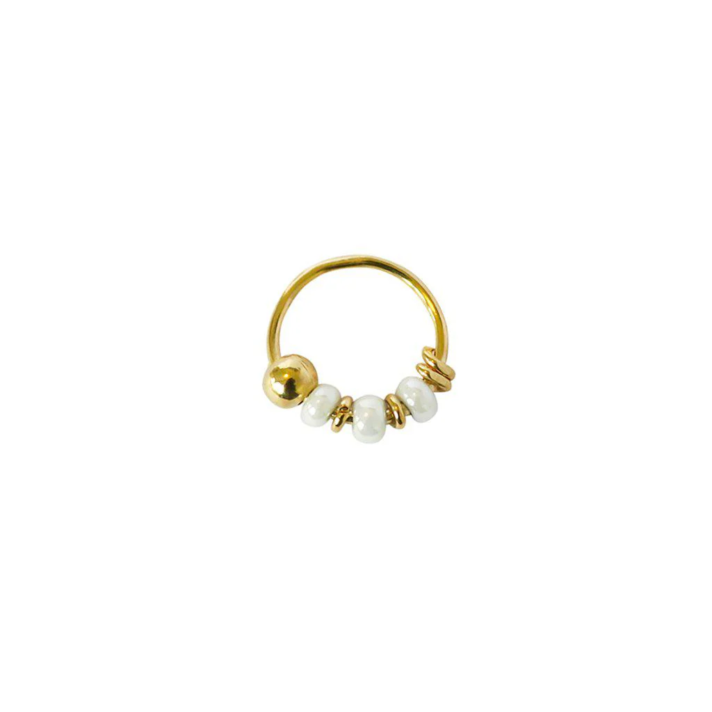 Lily gold filled small sleeper earring - Image 13