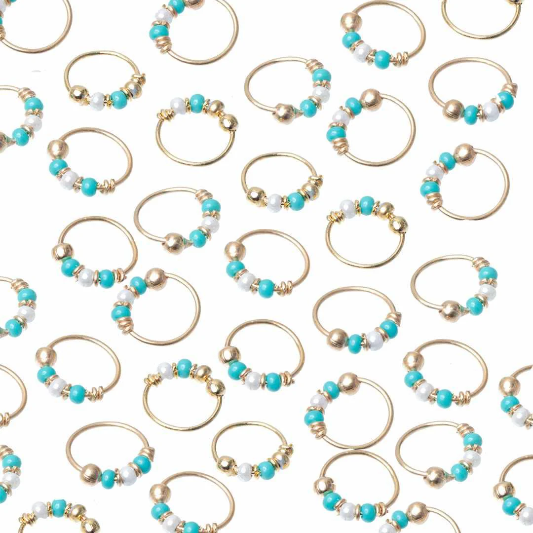 Lily gold filled small sleeper earring - Image 3