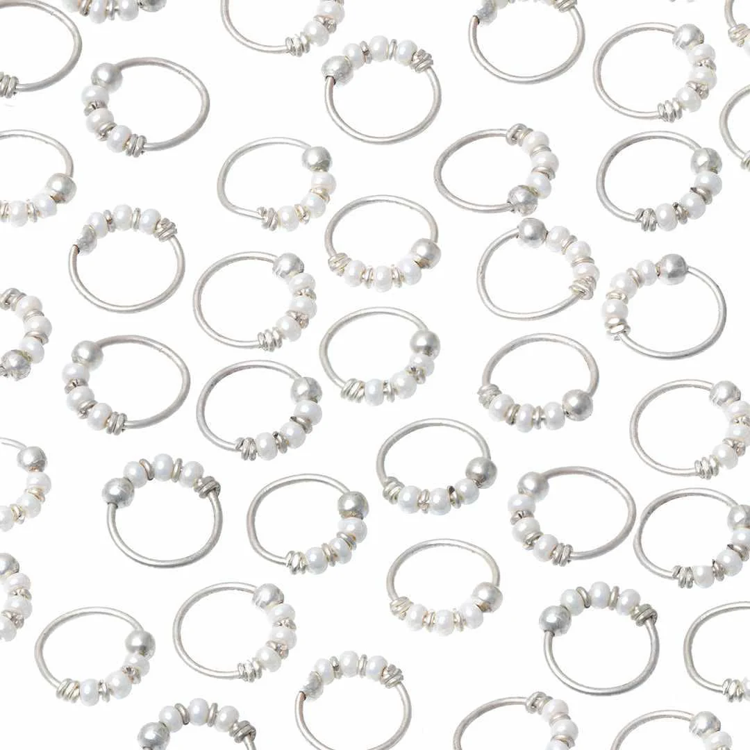 Lily silver small sleeper earring - Image 5