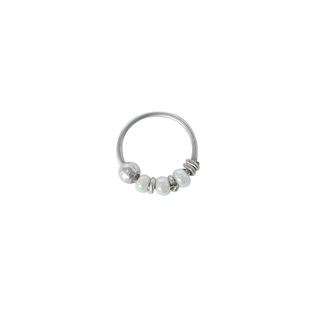 Lily silver small sleeper earring - Image 6