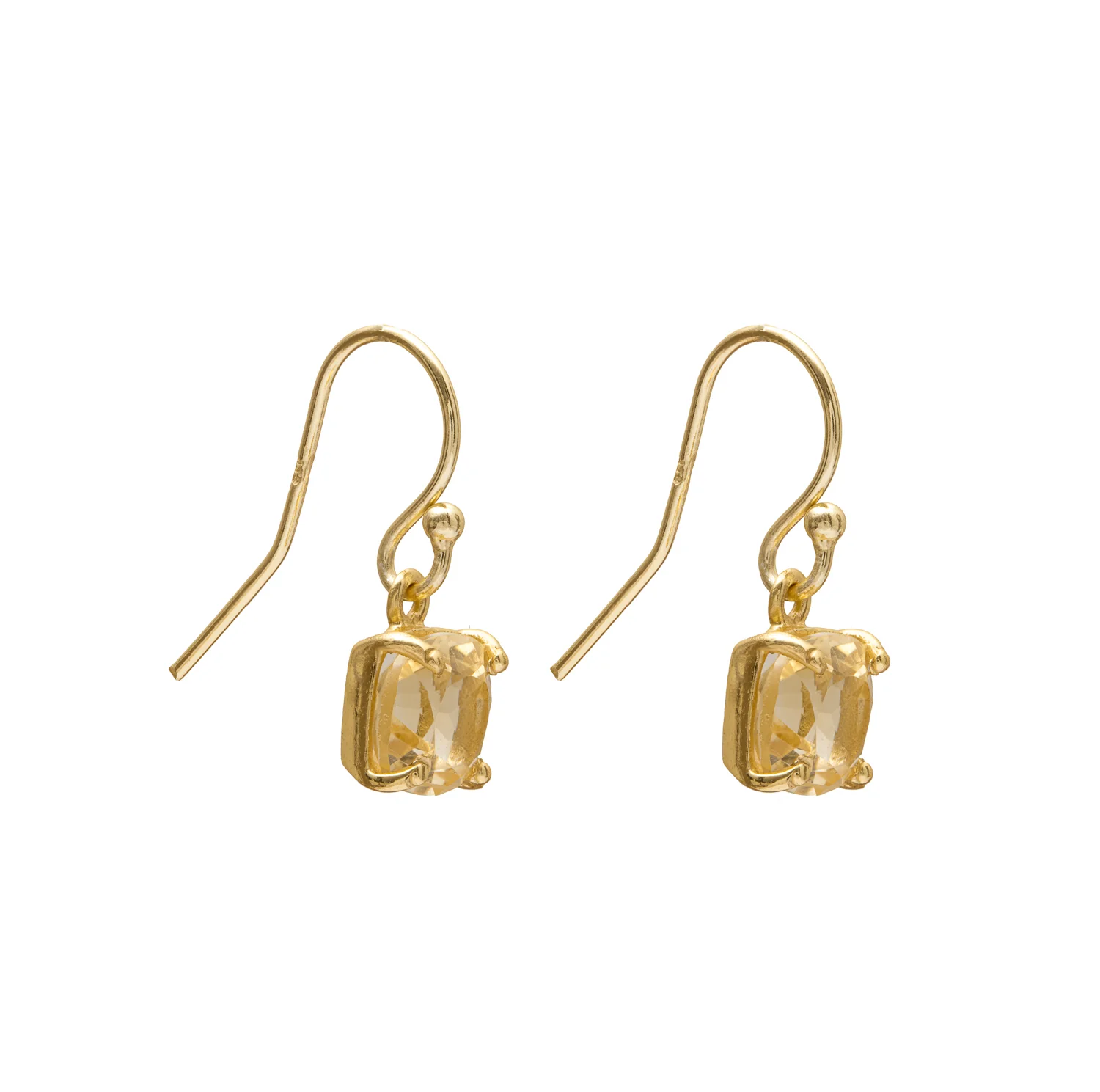 Malo semi-precious stone drop earrings - Image 3