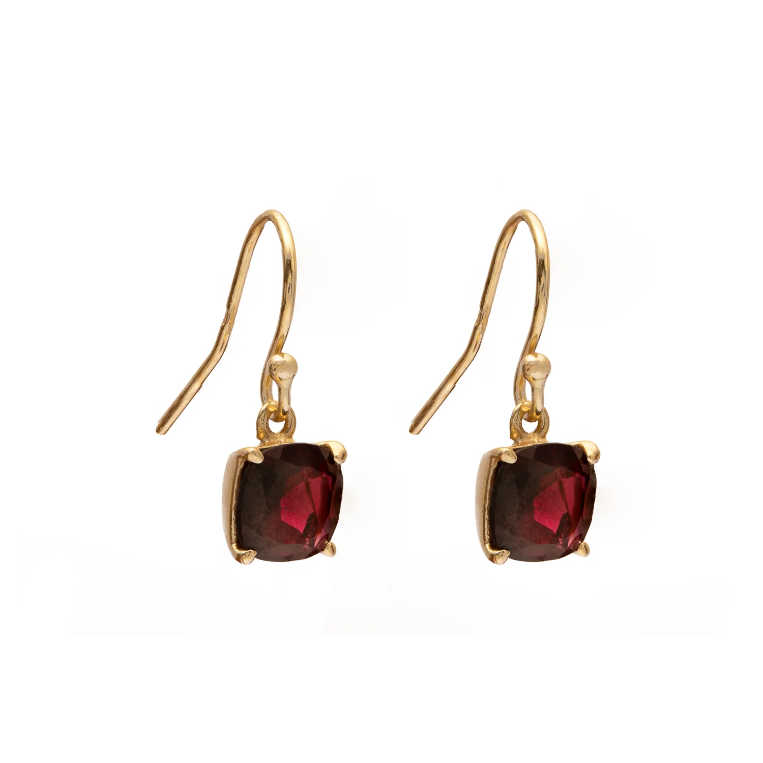 Malo semi-precious stone drop earrings - Image 4