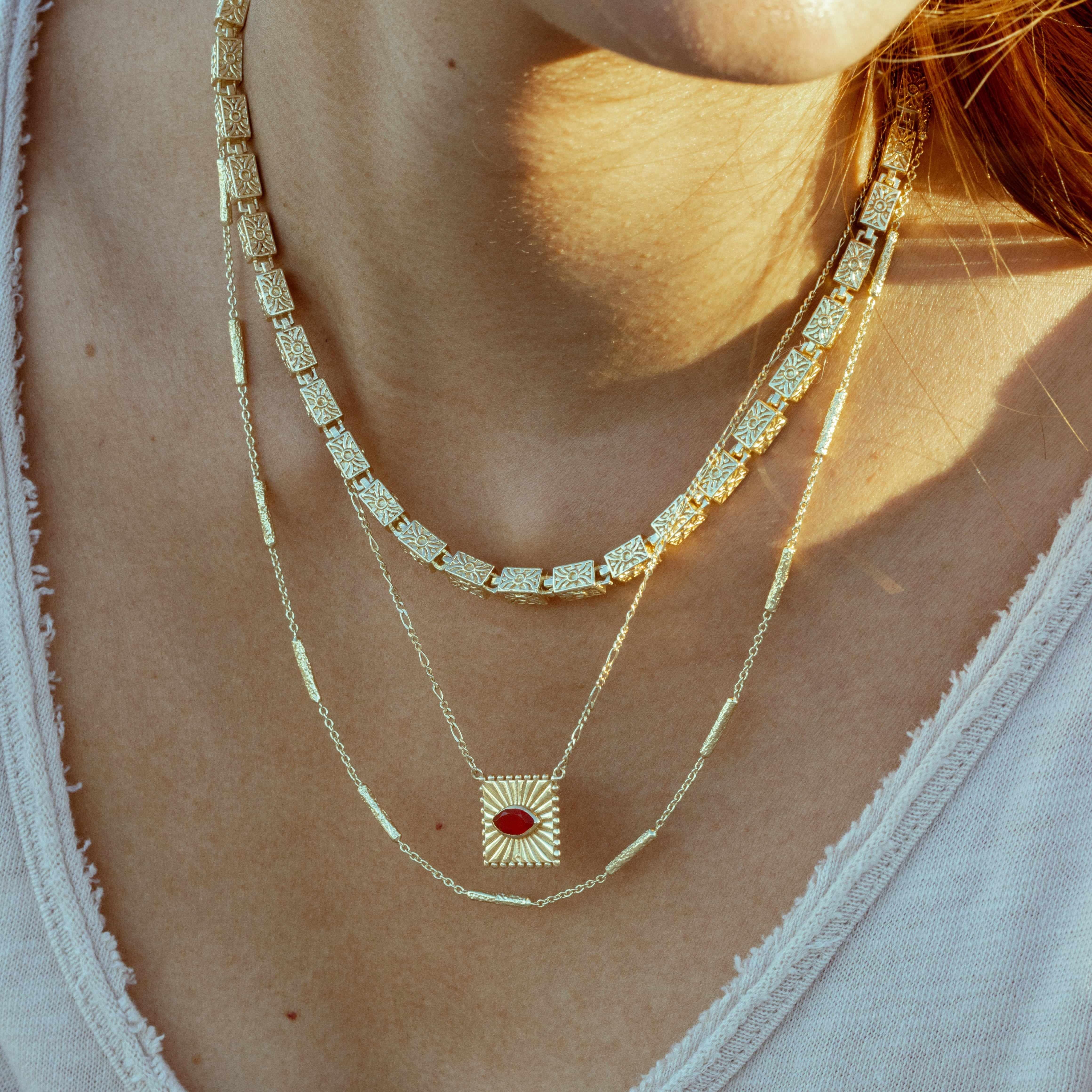 Nilda precious stone pendant - Image 4