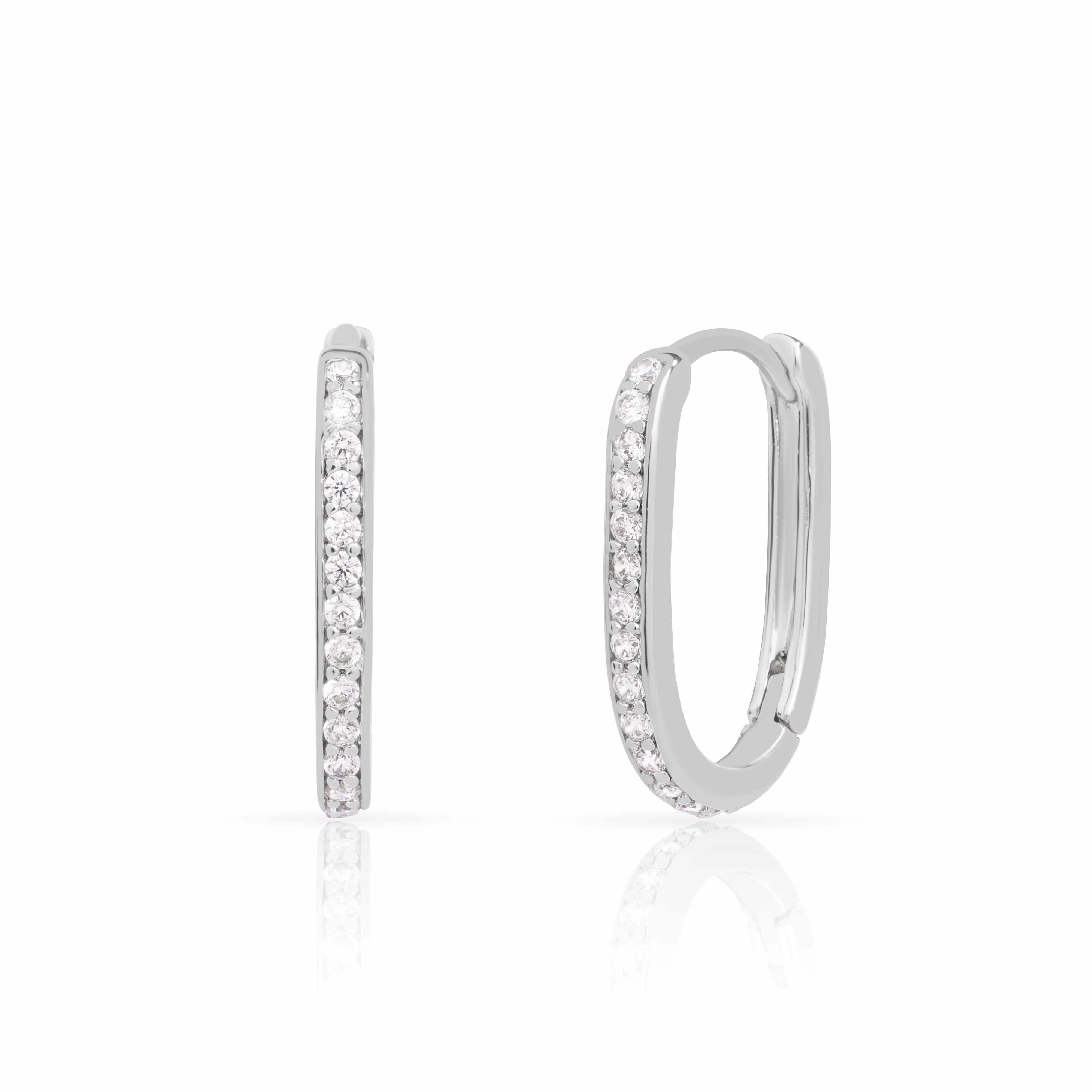 Paniz mini crystal huggies - Image 3