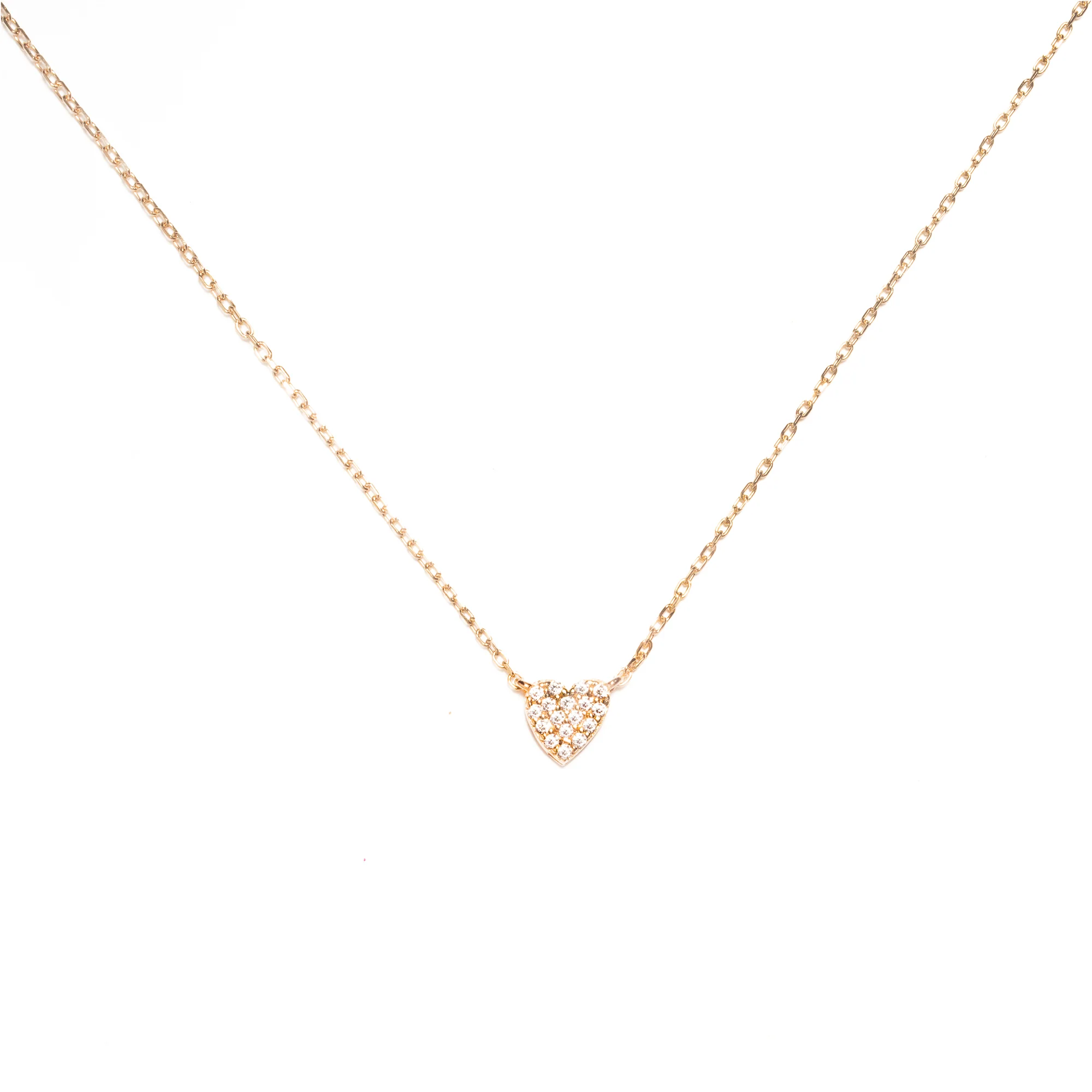 Pave heart pendant - Image 3