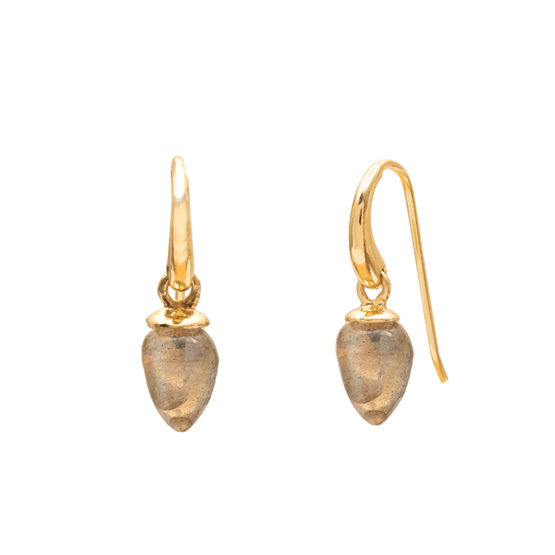 Selas tear drop semi-precious stone earrings - Image 10