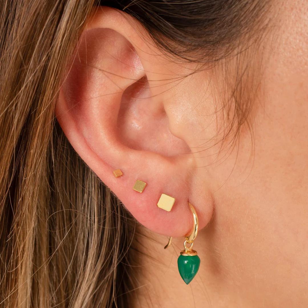 Selas tear drop semi-precious stone earrings - Image 7