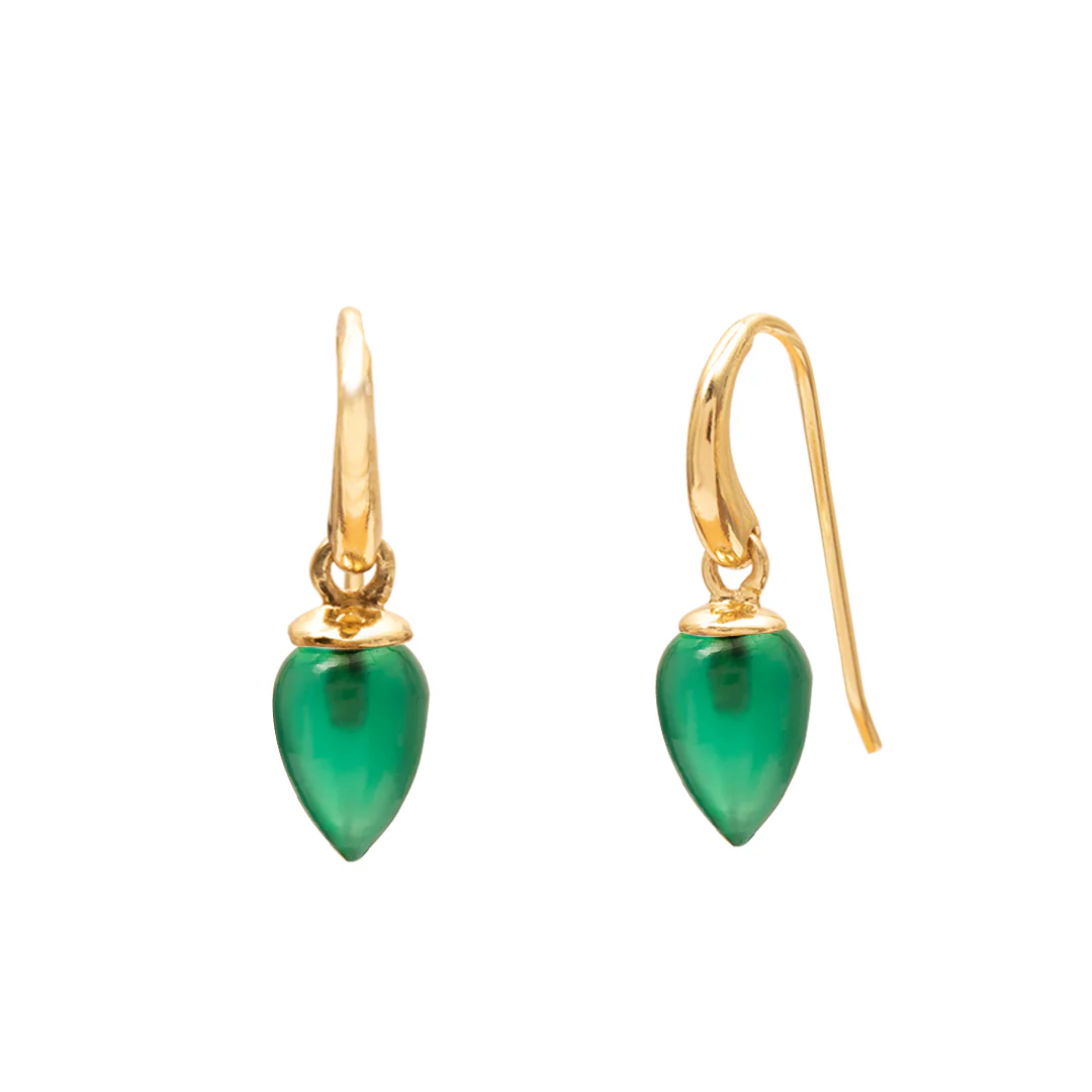 Selas tear drop semi-precious stone earrings - Image 8