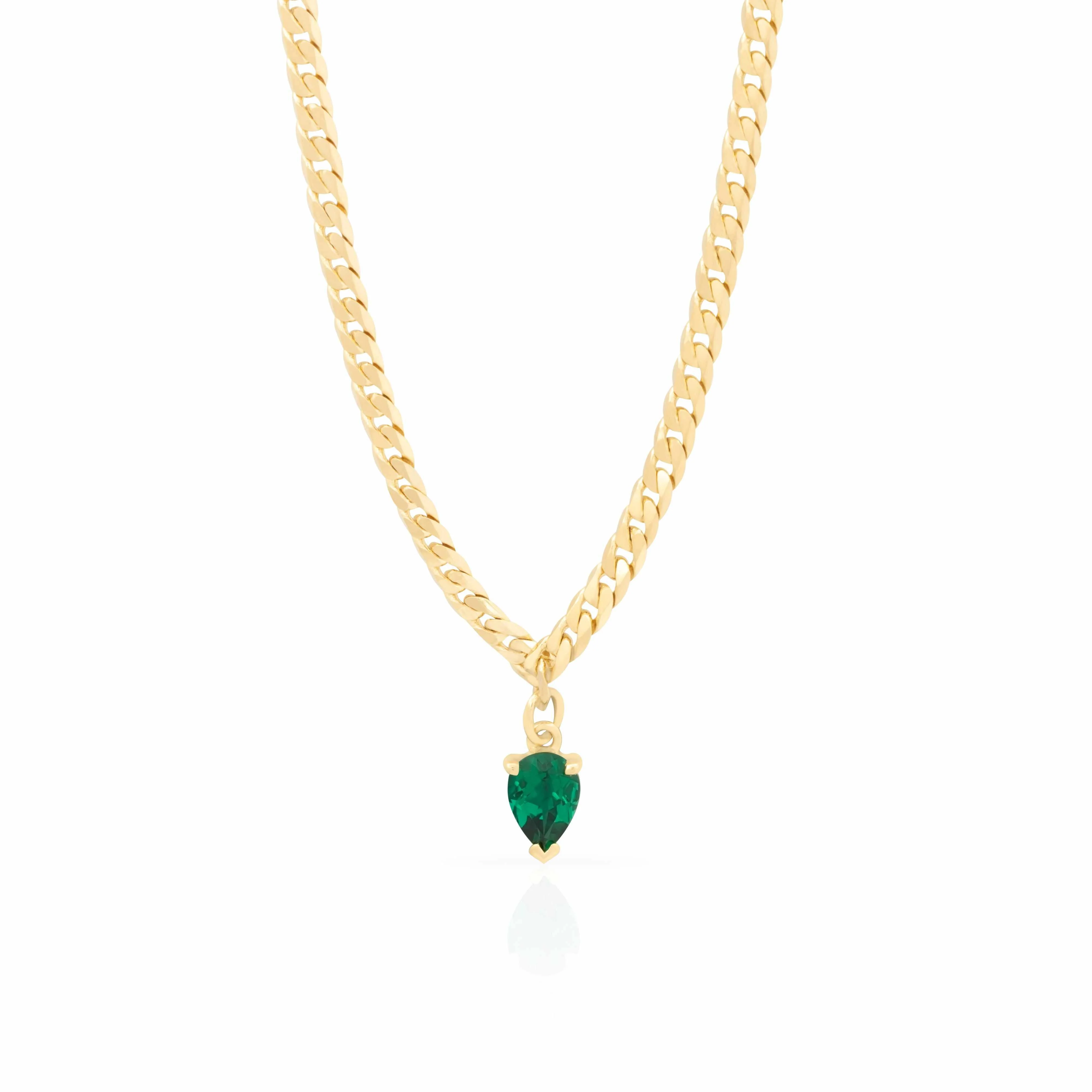 Selene moissanite chain necklace - Image 3