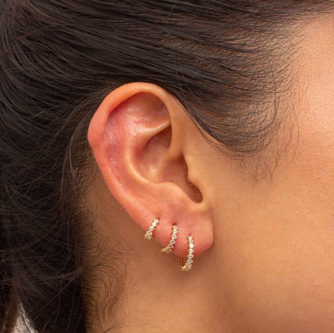 Sonia Crystal Huggies - Image 4