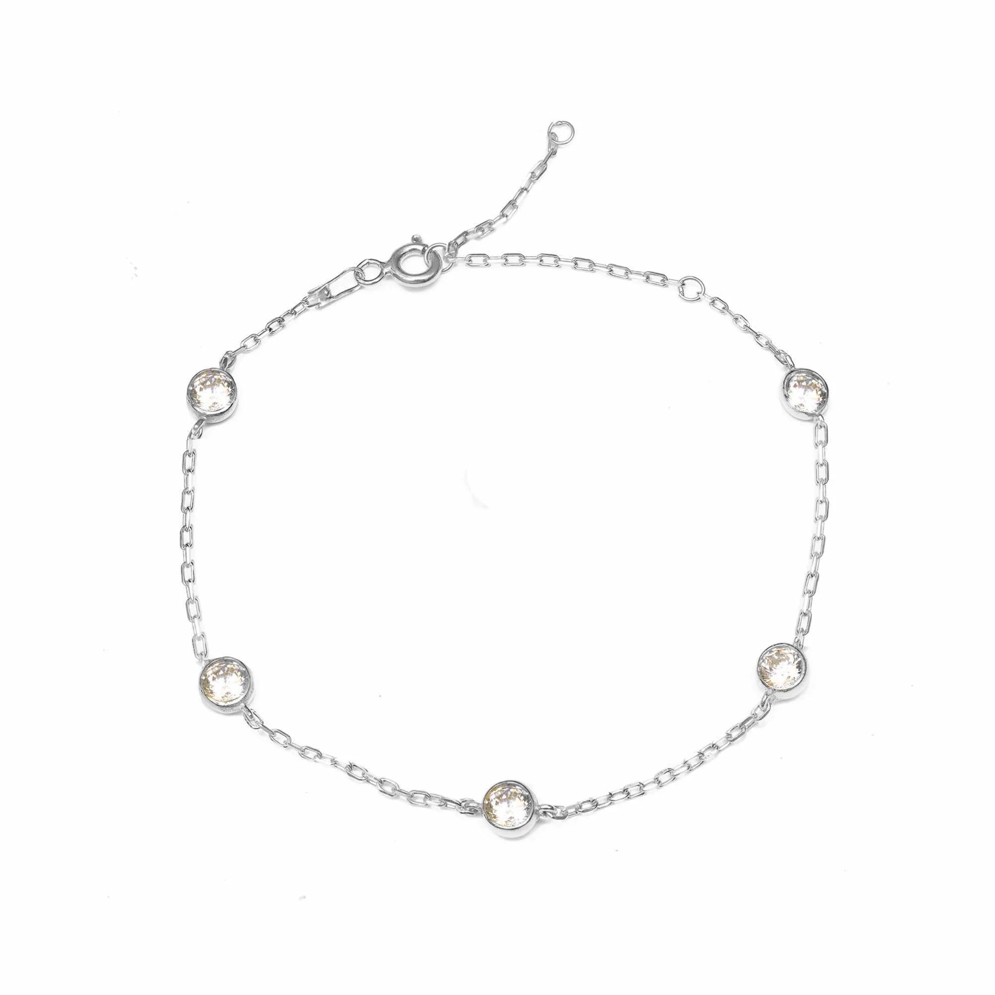 Volta eyelet crystal bracelet - Image 3